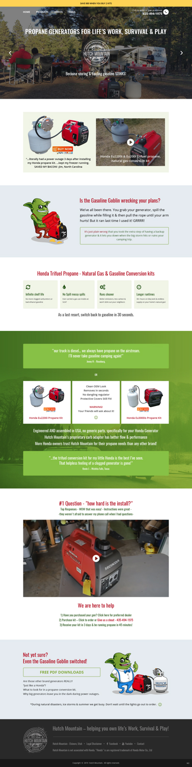 BigCommerce Design by pb for Hutch Mountain | Design #20951343