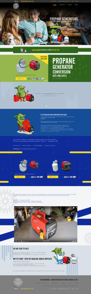 BigCommerce Design by AbhishekRoyBunty for Hutch Mountain | Design: #20942888