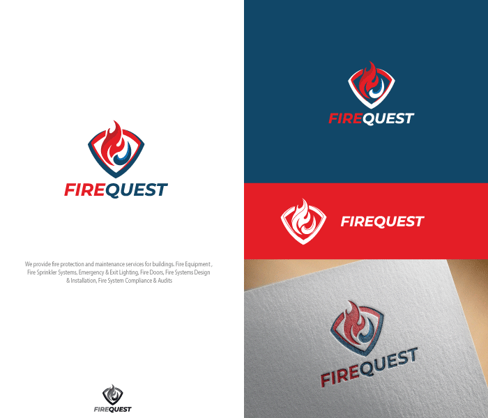 Bold, Professional Logo Design for FireQuest by UsamaK Design 20947765