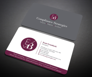 Visitenkarten-Design von Designers Hub für EB Compliance Strategies, LLC | Design: #20923055