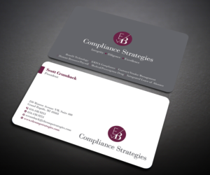 Visitenkarten-Design von Designers Hub für EB Compliance Strategies, LLC | Design: #20923168