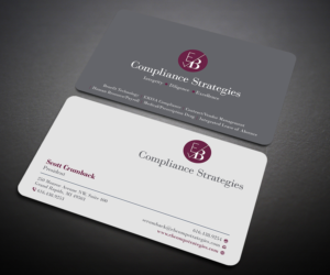 Visitenkarten-Design von Designers Hub für EB Compliance Strategies, LLC | Design: #20923315