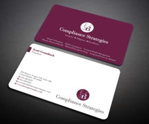 Visitenkarten-Design von Designers Hub für EB Compliance Strategies, LLC | Design: #20923410