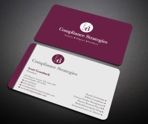 Visitenkarten-Design von Designers Hub für EB Compliance Strategies, LLC | Design: #20923540
