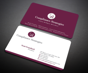 Visitenkarten-Design von Designers Hub für EB Compliance Strategies, LLC | Design: #20926760
