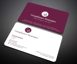 Visitenkarten-Design von Designers Hub für EB Compliance Strategies, LLC | Design: #20927022