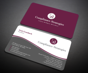 EB Compliance Strategies - Biz Card - Re-do | Diseño de Tarjeta de Presentación por Designers Hub