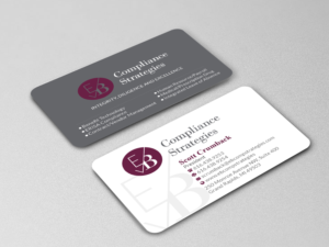 Business Card Design by Creations Box 2015 for EB Compliance Strategies, LLC | Design #20926624