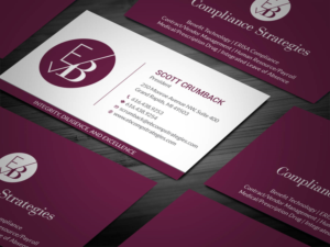 Visitenkarten-Design von Tripti Ranjan Gain für EB Compliance Strategies, LLC | Design: #20923610