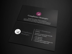 Visitenkarten-Design von Tripti Ranjan Gain für EB Compliance Strategies, LLC | Design: #20923614