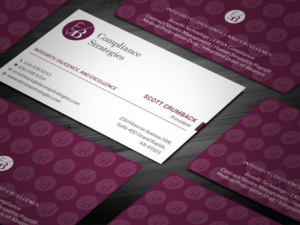 Visitenkarten-Design von Tripti Ranjan Gain für EB Compliance Strategies, LLC | Design: #20923635