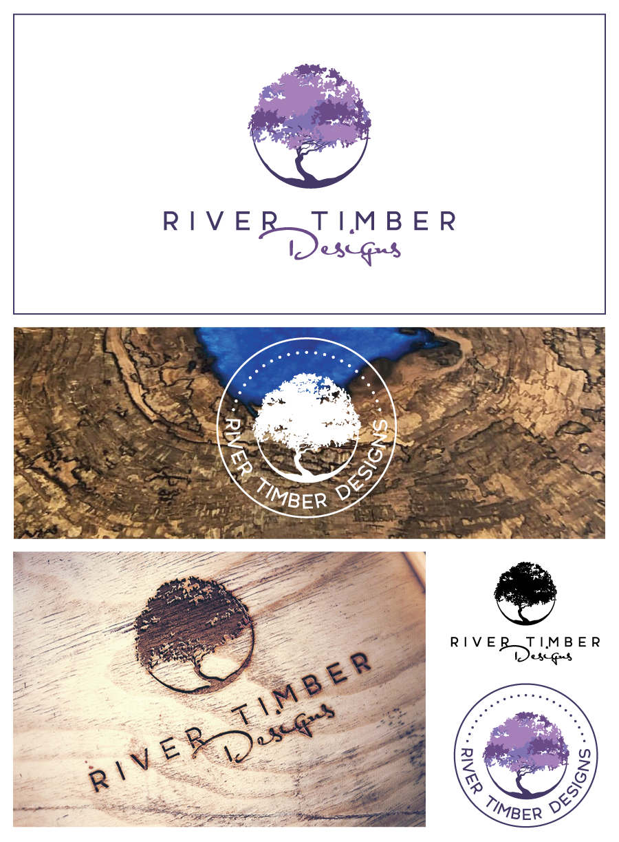 Logo-Design von DicéArt für River Timber Designs | Design #20972217