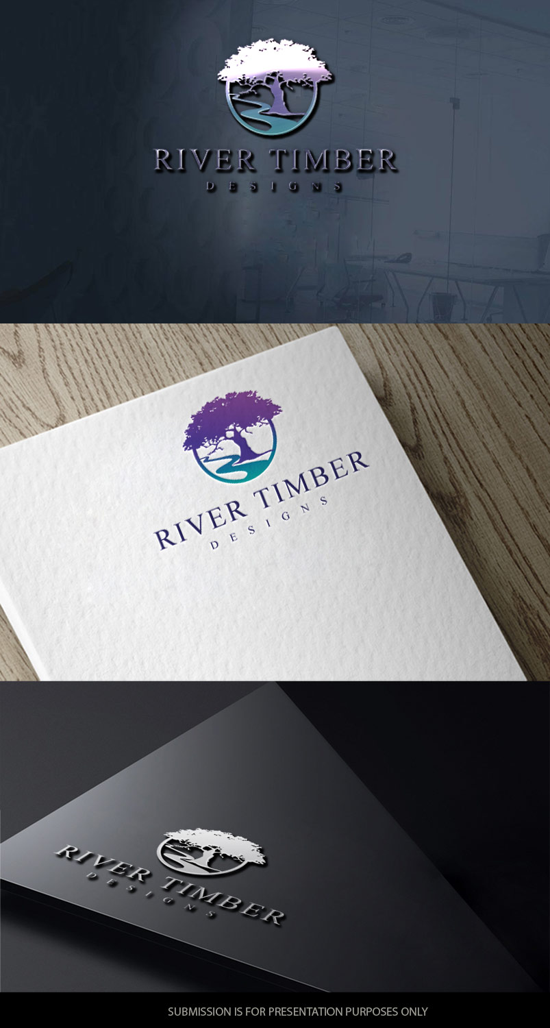 Logo-Design von graphicevolution für River Timber Designs | Design #20940497