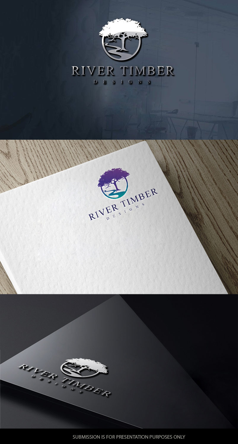Logo Design by graphicevolution for River Timber Designs | Design #20940539