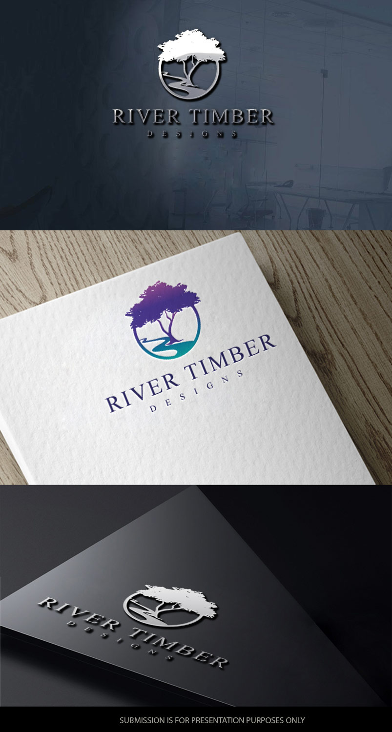 Logo-Design von graphicevolution für River Timber Designs | Design #20977157