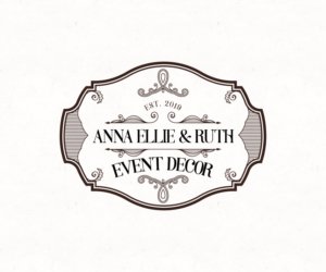 Anna Ellie & Ruth Event Decor | Logo Design by 91.kremena.petrova