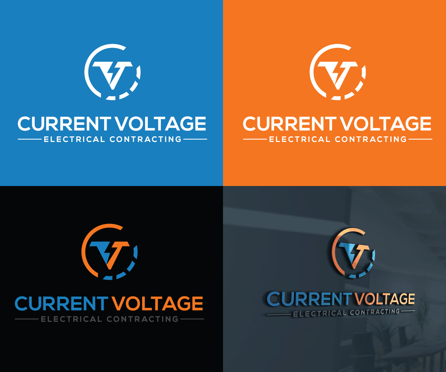 Logo Design by Atec for Current Voltage, LLC. | Design #20923266
