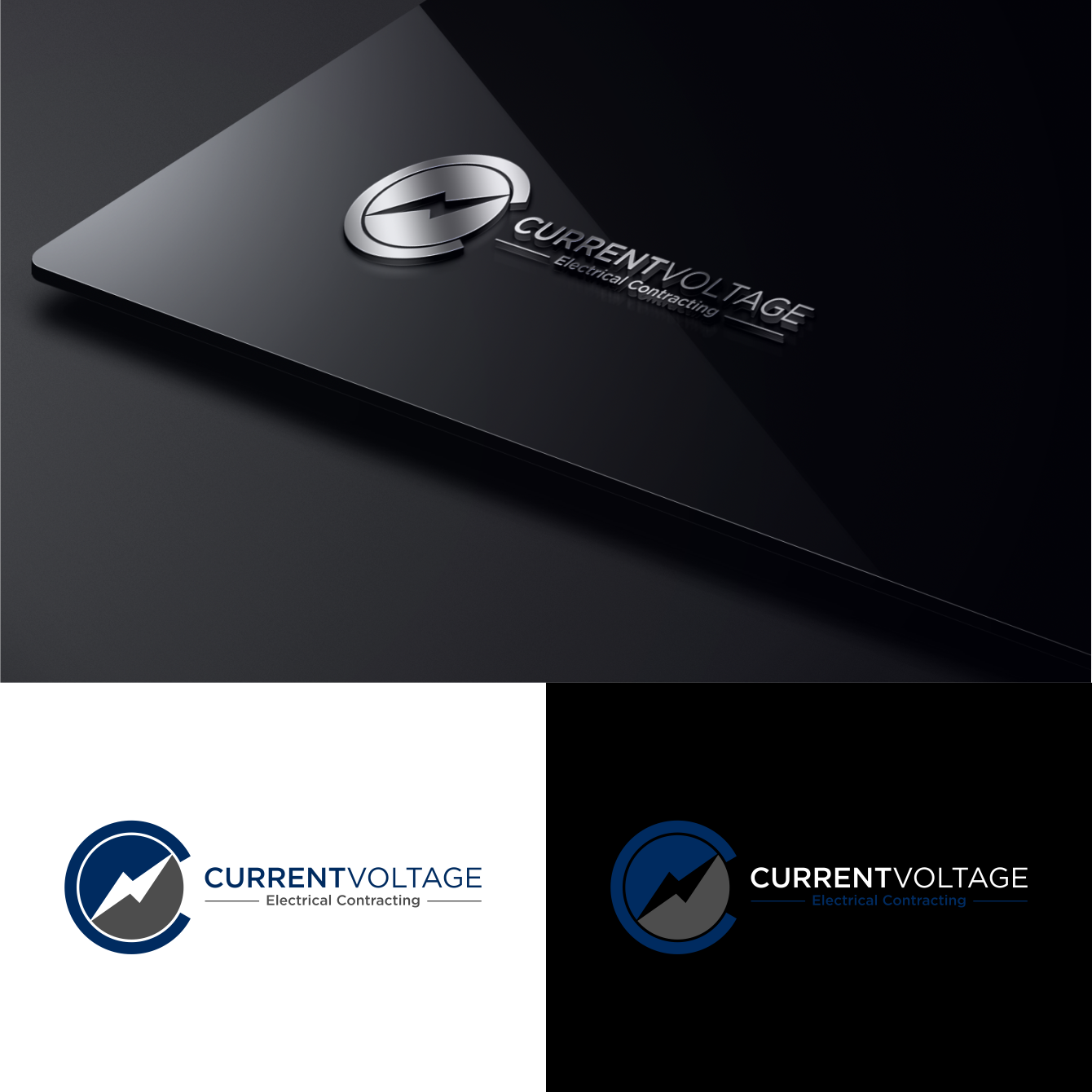 Logo Design by Resti Widayanti for Current Voltage, LLC. | Design #20944734
