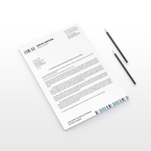 Letterhead design for my consulting practice | Stationery Design by Creative Jiniya