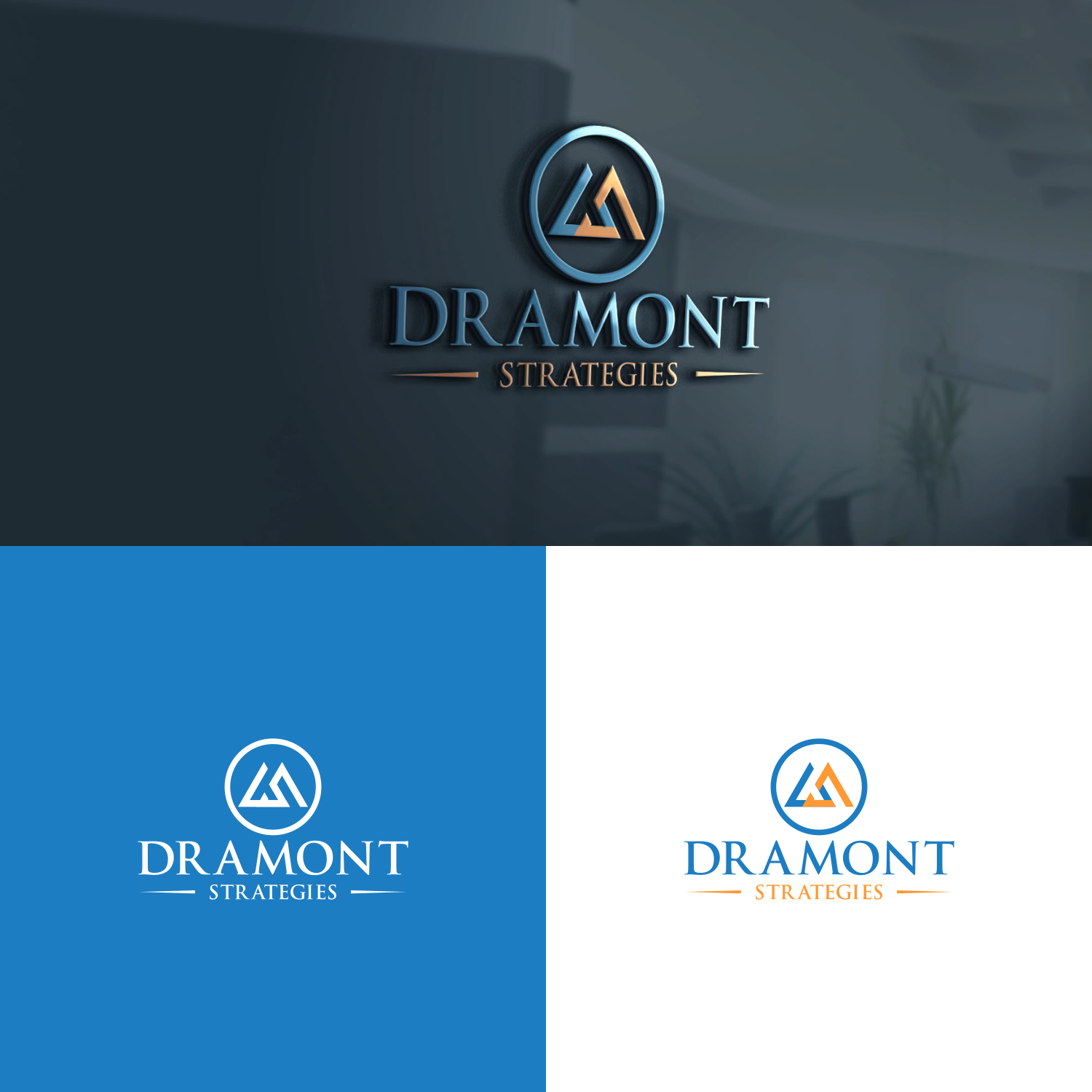 Logo Design by suthita 2 for Dramont Strategies | Design #20929555