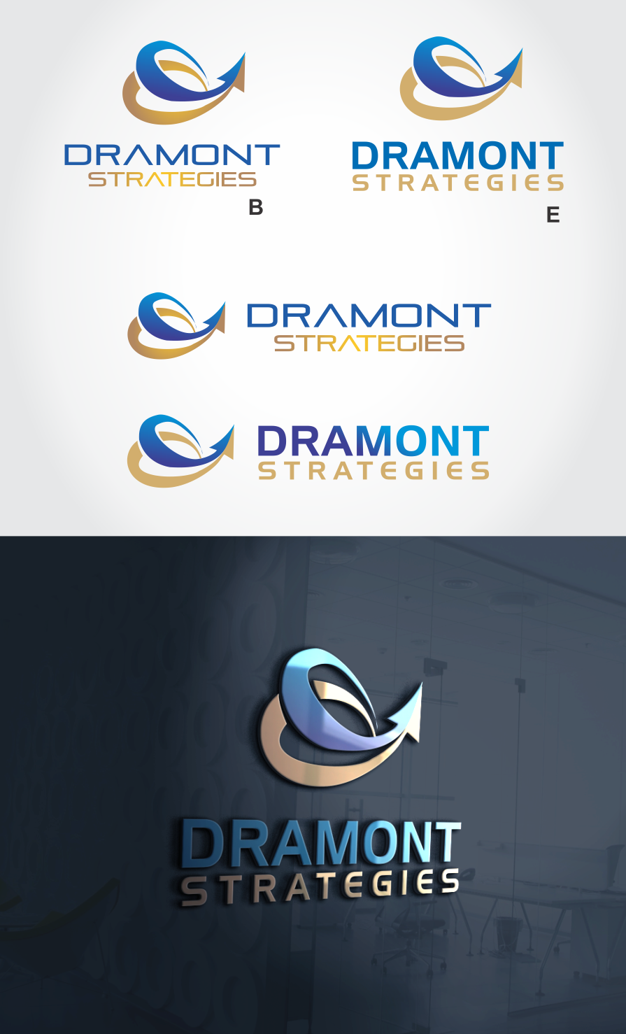 Logo Design by ariltatum for Dramont Strategies | Design: #21071092