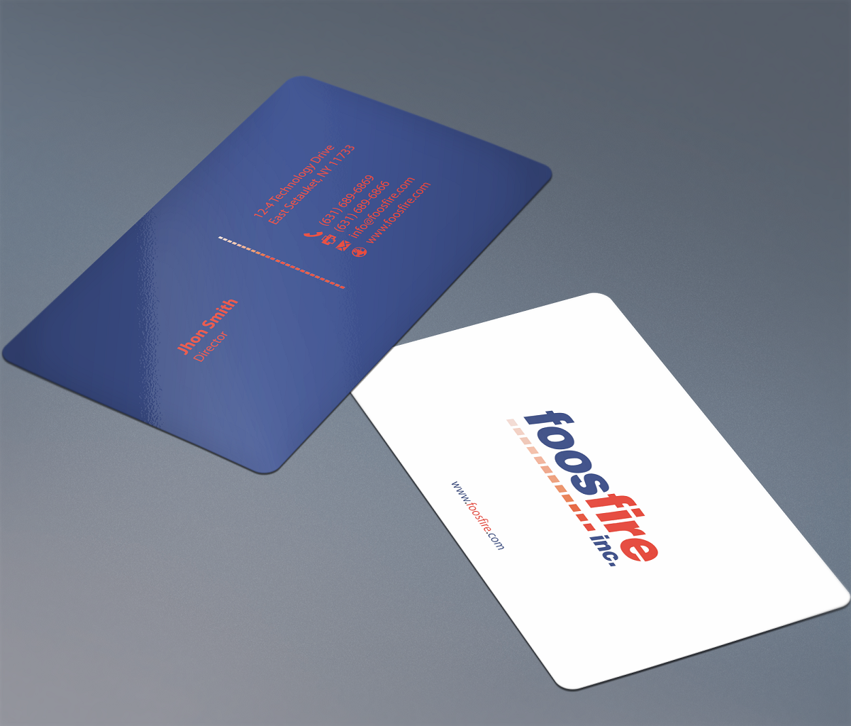 Business Card Design by teddie80 for Foos Fire, Inc. | Design #20936664