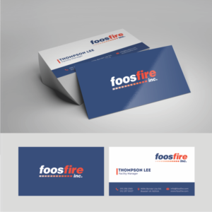 Business Card Design by Yomight for Foos Fire, Inc. | Design: #20925589