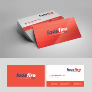 Business Card Design by Yomight for Foos Fire, Inc. | Design: #20928942