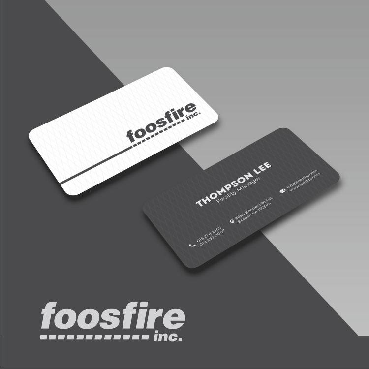 Business Card Design by Yomight for Foos Fire, Inc. | Design #20952960