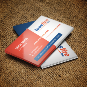 Foos Fire Company Business Cards | Business Card Design by Omee