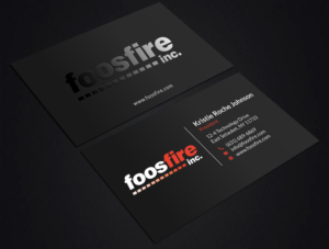 Design de Carte de Visite par SKYdesign pour Foos Fire, Inc. | Design : #20940735