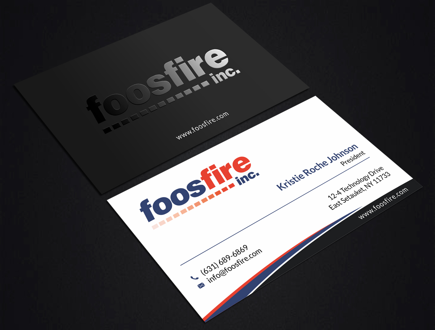 Design de Carte de Visite par SKYdesign pour Foos Fire, Inc. | Design #20940753