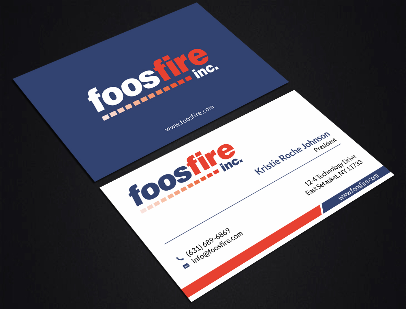 Design de Carte de Visite par SKYdesign pour Foos Fire, Inc. | Design #20940755