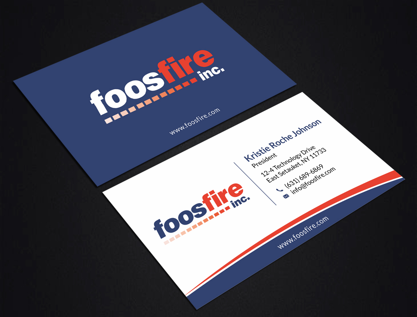 Design de Carte de Visite par SKYdesign pour Foos Fire, Inc. | Design #20940757