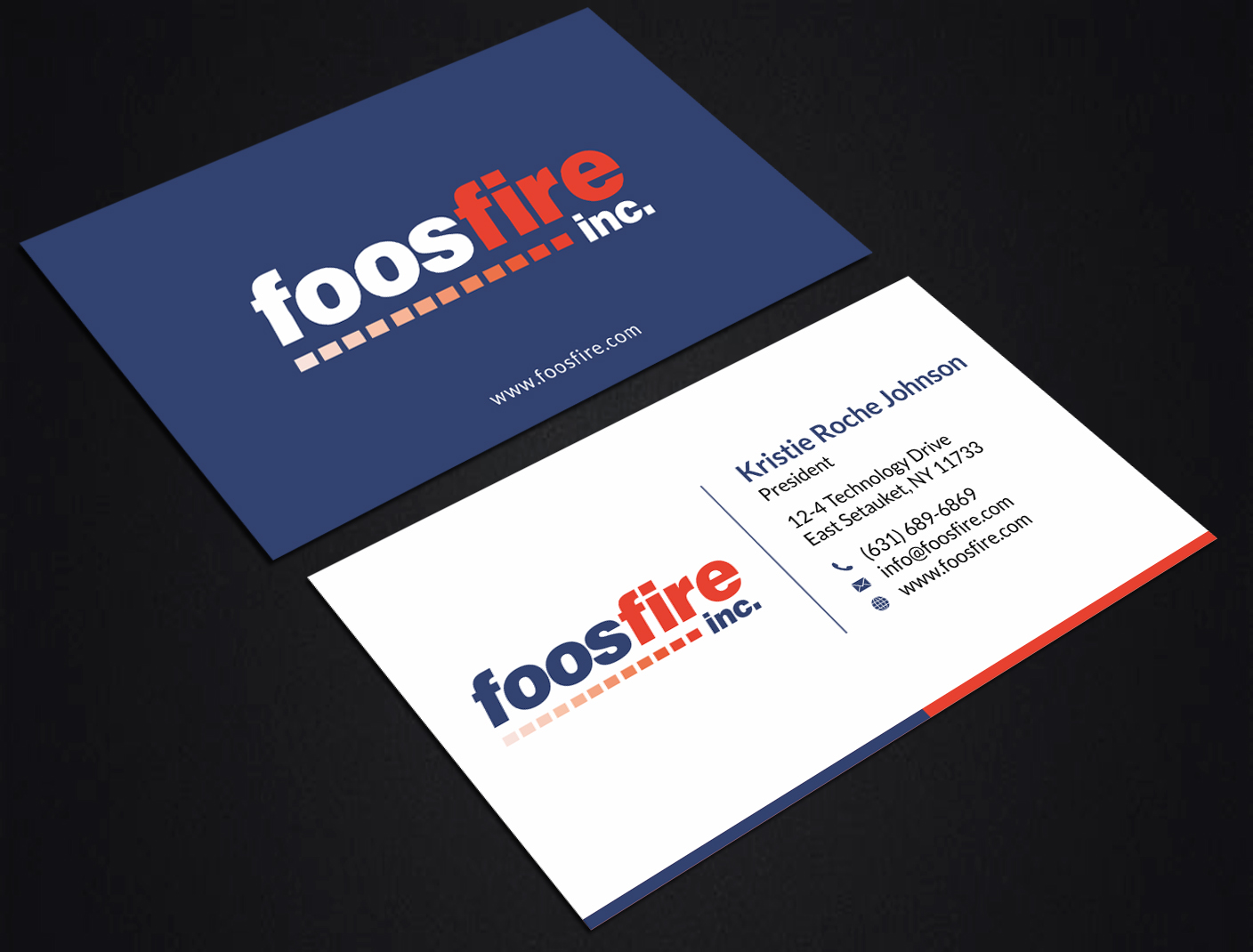 Design de Carte de Visite par SKYdesign pour Foos Fire, Inc. | Design #20940765