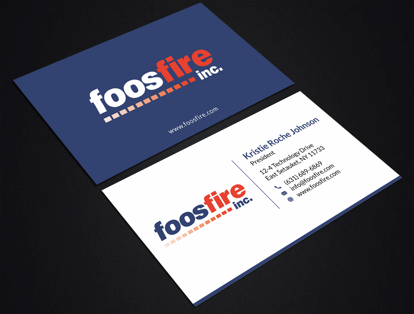 Design de Carte de Visite par SKYdesign pour Foos Fire, Inc. | Design #20940769
