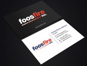 Design de Carte de Visite par SKYdesign pour Foos Fire, Inc. | Design : #20940770