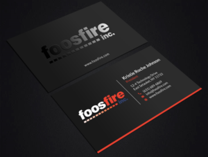 Business Card Design by SKYdesign for Foos Fire, Inc. | Design: #20940776
