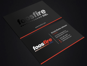 Design de Carte de Visite par SKYdesign pour Foos Fire, Inc. | Design : #20940780