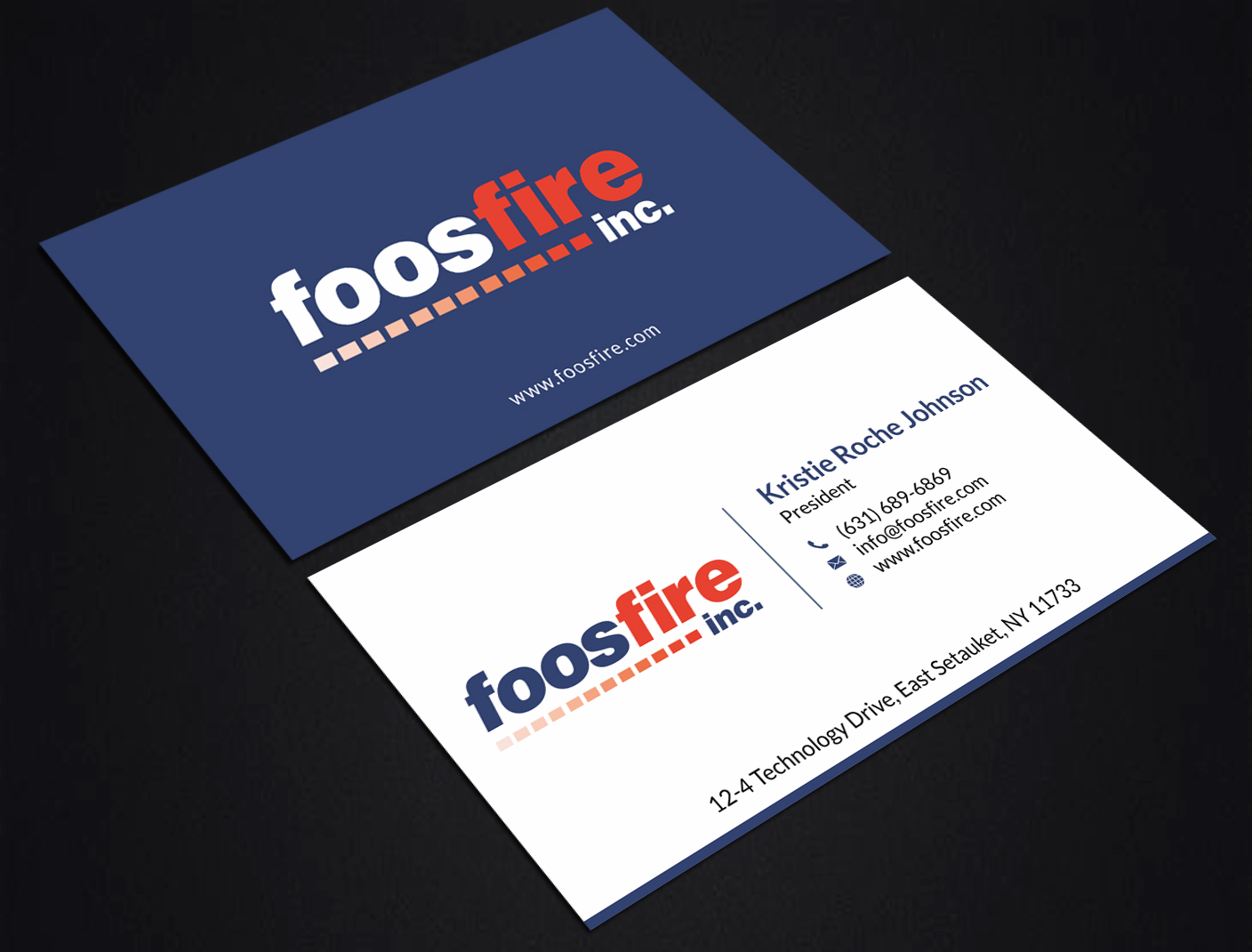 Design de Carte de Visite par SKYdesign pour Foos Fire, Inc. | Design #20940787