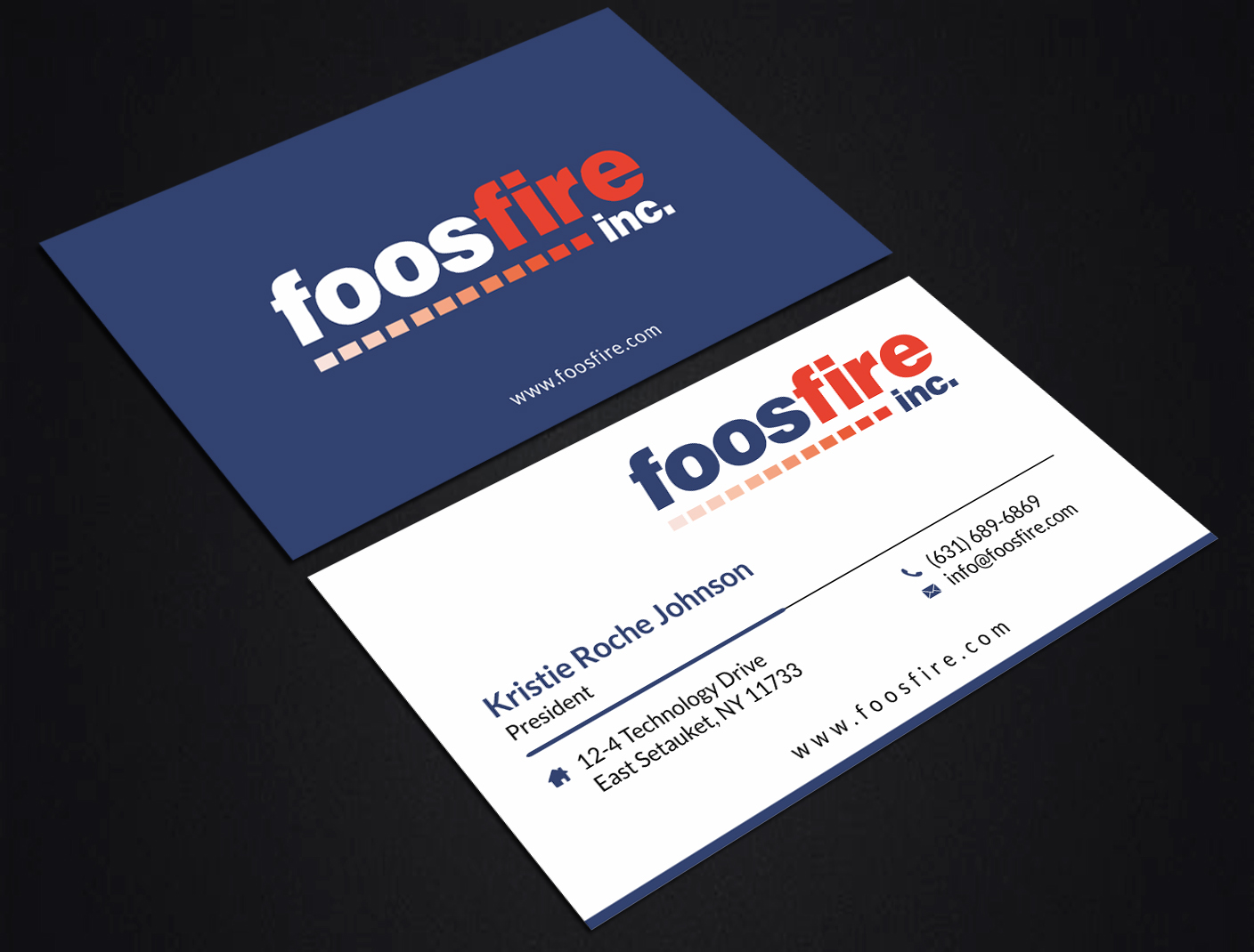 Design de Carte de Visite par SKYdesign pour Foos Fire, Inc. | Design #20940835
