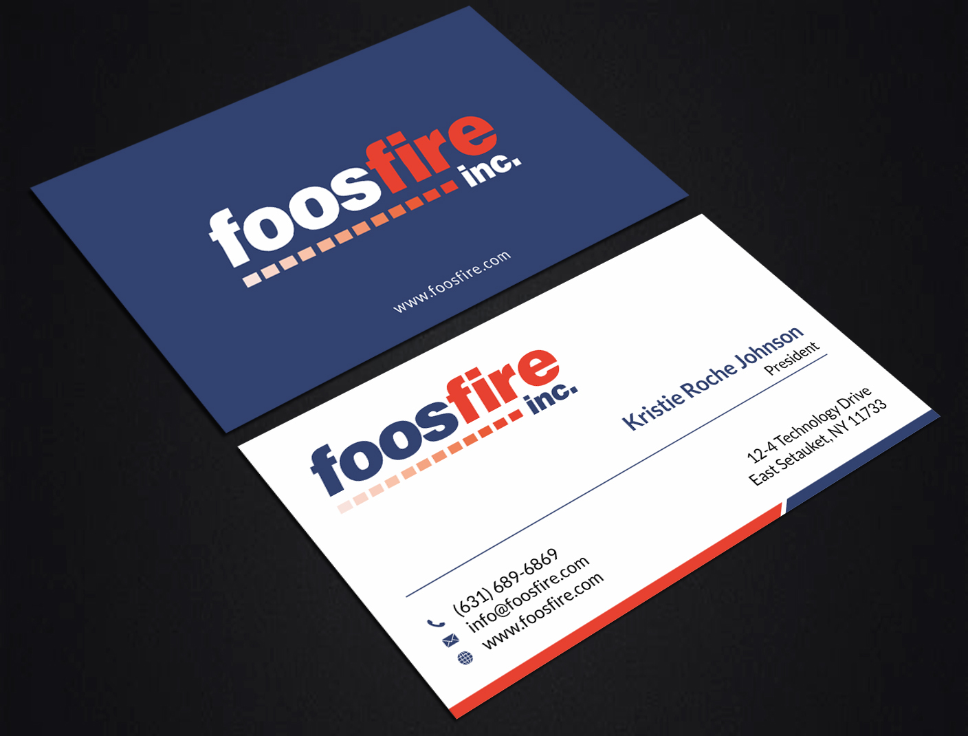Design de Carte de Visite par SKYdesign pour Foos Fire, Inc. | Design #20940840