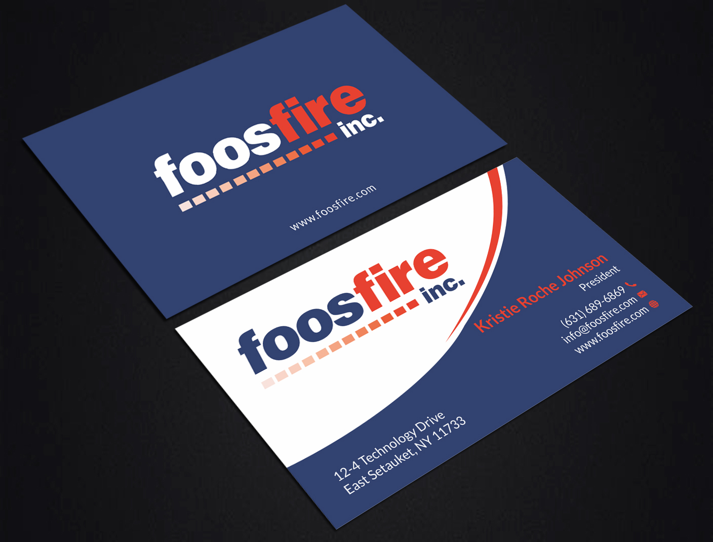 Design de Carte de Visite par SKYdesign pour Foos Fire, Inc. | Design #20940846
