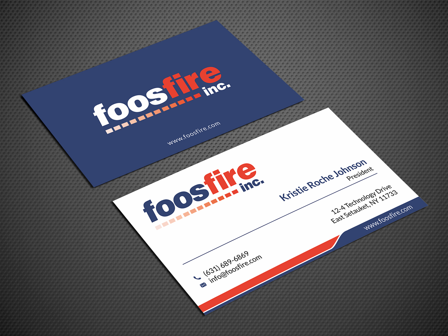 Design de Carte de Visite par SKYdesign pour Foos Fire, Inc. | Design #20940895