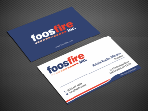 Diseño de Tarjeta de Presentación por SKYdesign para Foos Fire, Inc. | Diseño: #20940896
