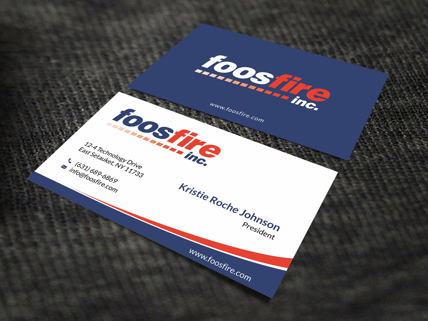 Design de Carte de Visite par SKYdesign pour Foos Fire, Inc. | Design #20940899