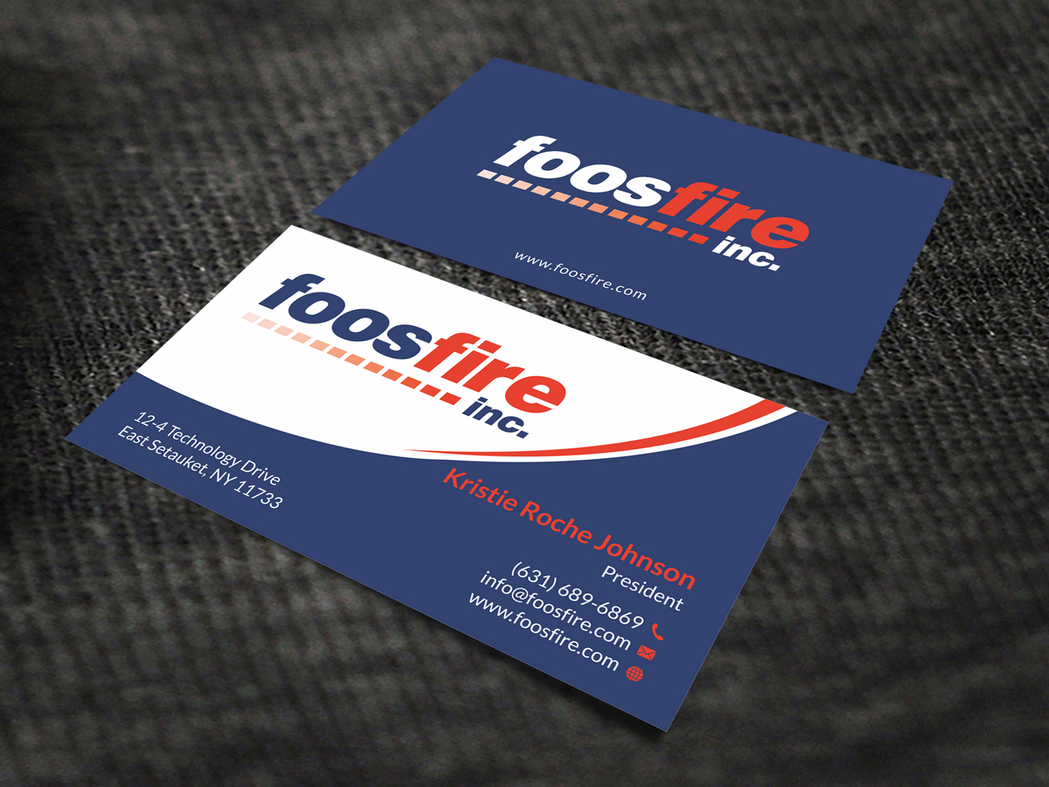 Design de Carte de Visite par SKYdesign pour Foos Fire, Inc. | Design #20940900