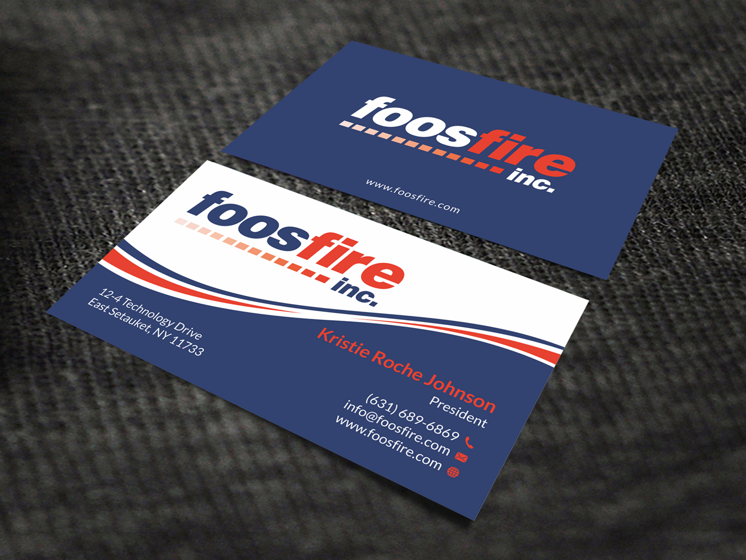 Design de Carte de Visite par SKYdesign pour Foos Fire, Inc. | Design #20940903