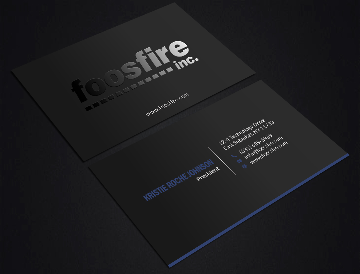 Visitenkarten-Design von SKYdesign für Foos Fire, Inc. | Design #20944272