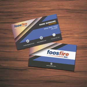 Diseño de Tarjeta de Presentación por Wally_F para Foos Fire, Inc. | Diseño: #20940668